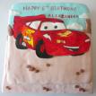 Cars Theme Lightning Mcqueen Cake
